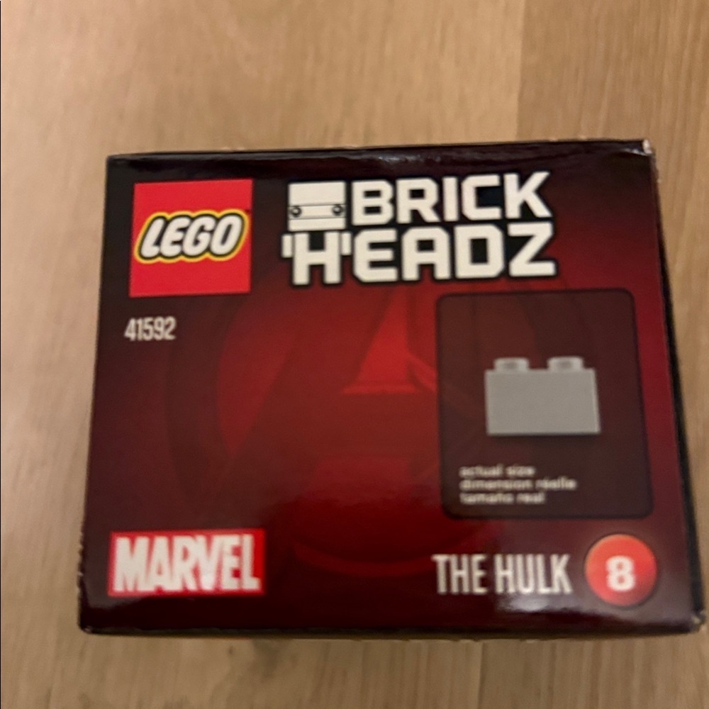 Lego brick headz the hulk set 41592 new in sealed box 93 pieces  retired & rare! - Picture 10 of 10